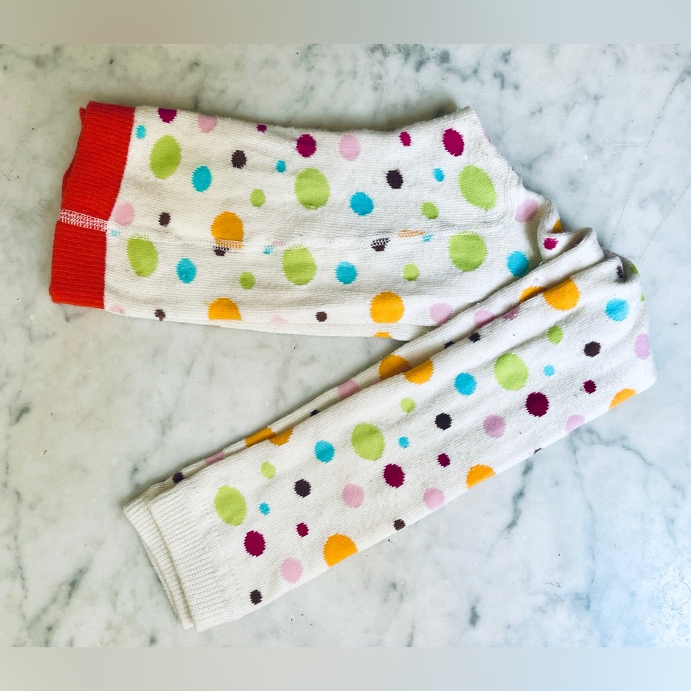 2/4T Zutano Polka Dots Tights